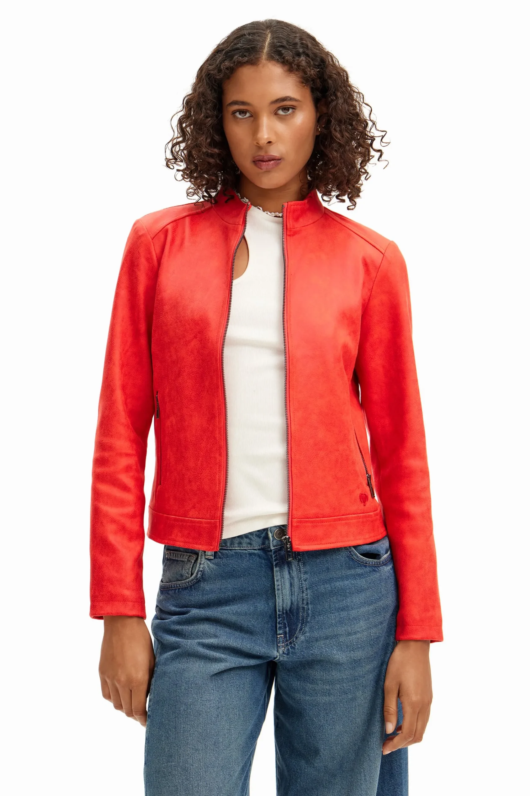 Abrigos Y Chaquetas-Desigual Cazadora biker slim