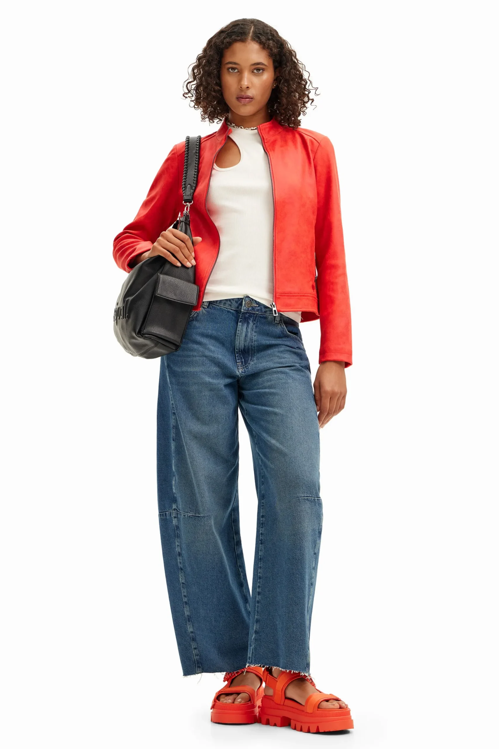 Abrigos Y Chaquetas-Desigual Cazadora biker slim