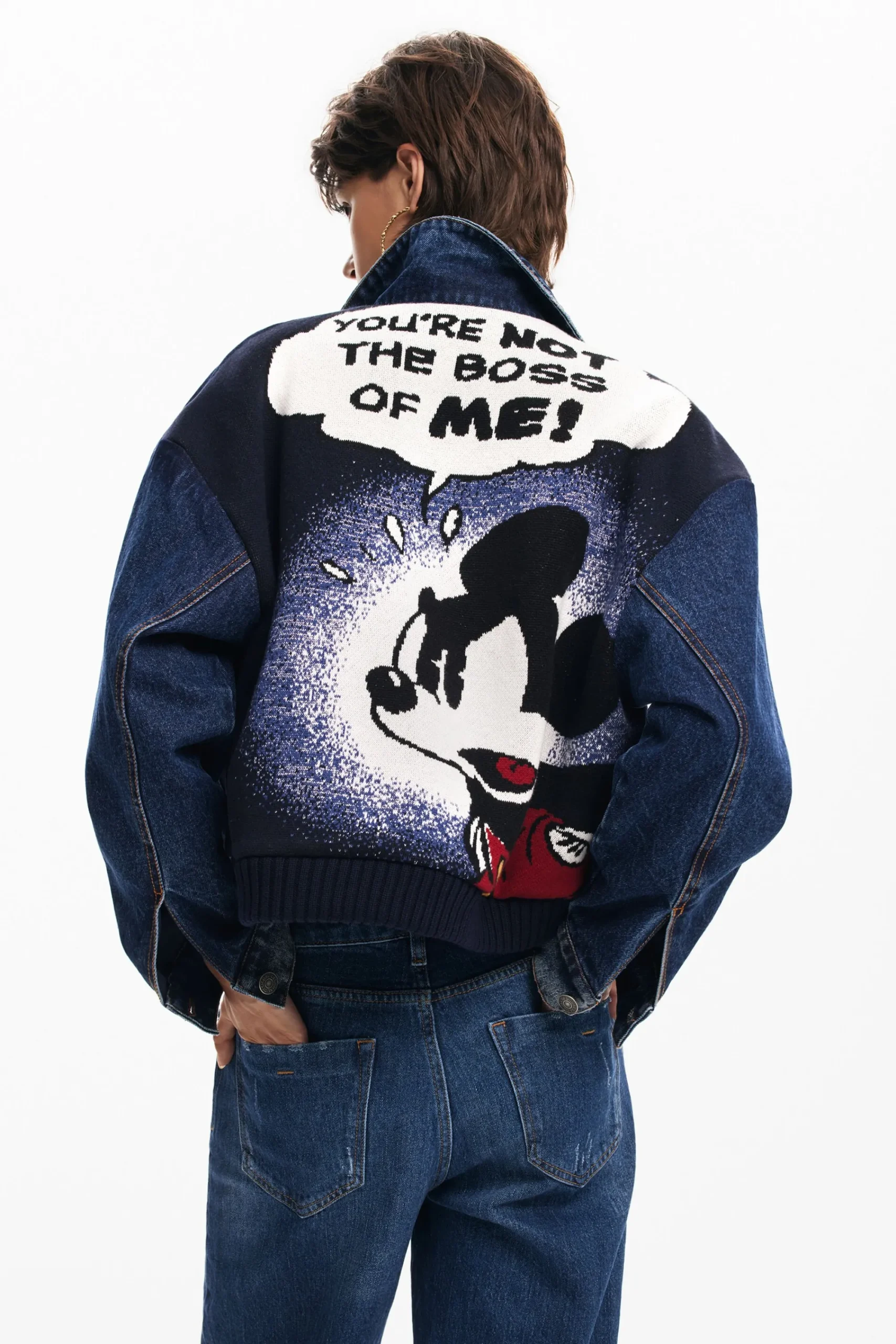 Abrigos Y Chaquetas-Desigual Cazadora denim Mickey