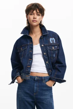 Abrigos Y Chaquetas-Desigual Cazadora denim Mickey