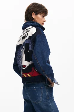 Abrigos Y Chaquetas-Desigual Cazadora denim Mickey