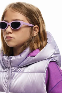 Abrigos Y Chaquetas-Desigual Chaleco acolchado metalizado