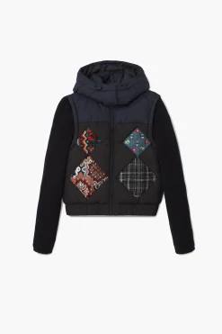 Abrigos Y Chaquetas-Desigual Chaleco combinado acolchado