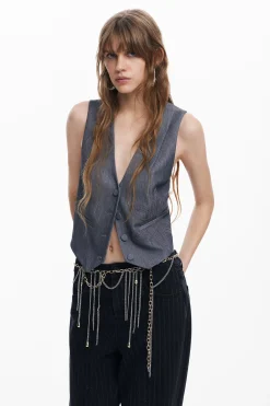 Abrigos Y Chaquetas-Desigual Chaleco sastre