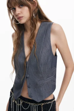 Abrigos Y Chaquetas-Desigual Chaleco sastre
