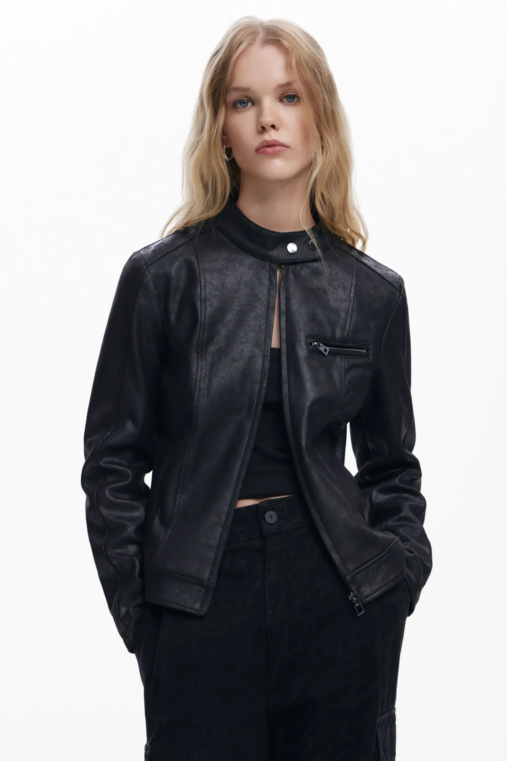 Abrigos Y Chaquetas-Desigual Chaqueta biker regular