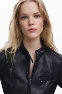 Abrigos Y Chaquetas-Desigual Chaqueta biker regular