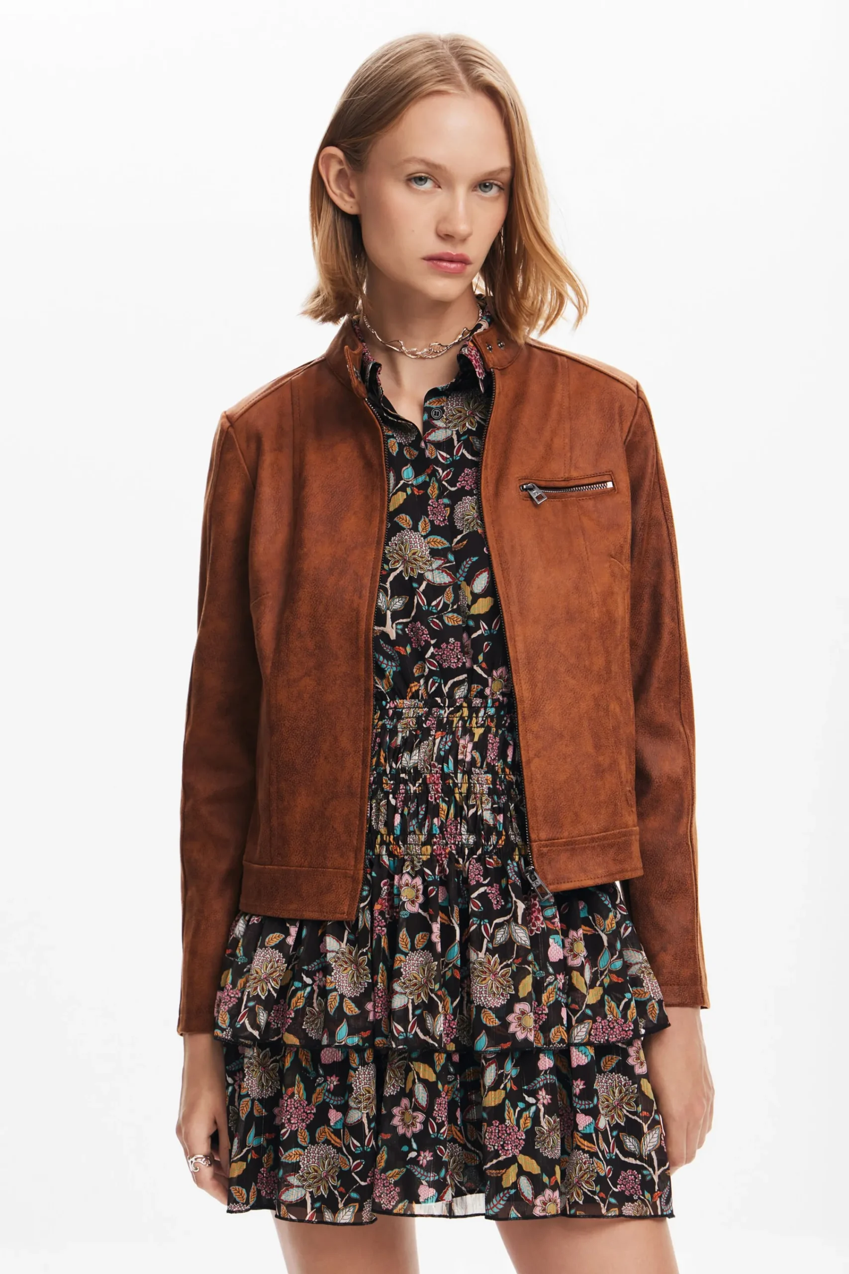 Abrigos Y Chaquetas-Desigual Chaqueta biker regular