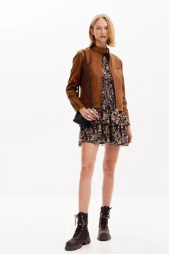 Abrigos Y Chaquetas-Desigual Chaqueta biker regular