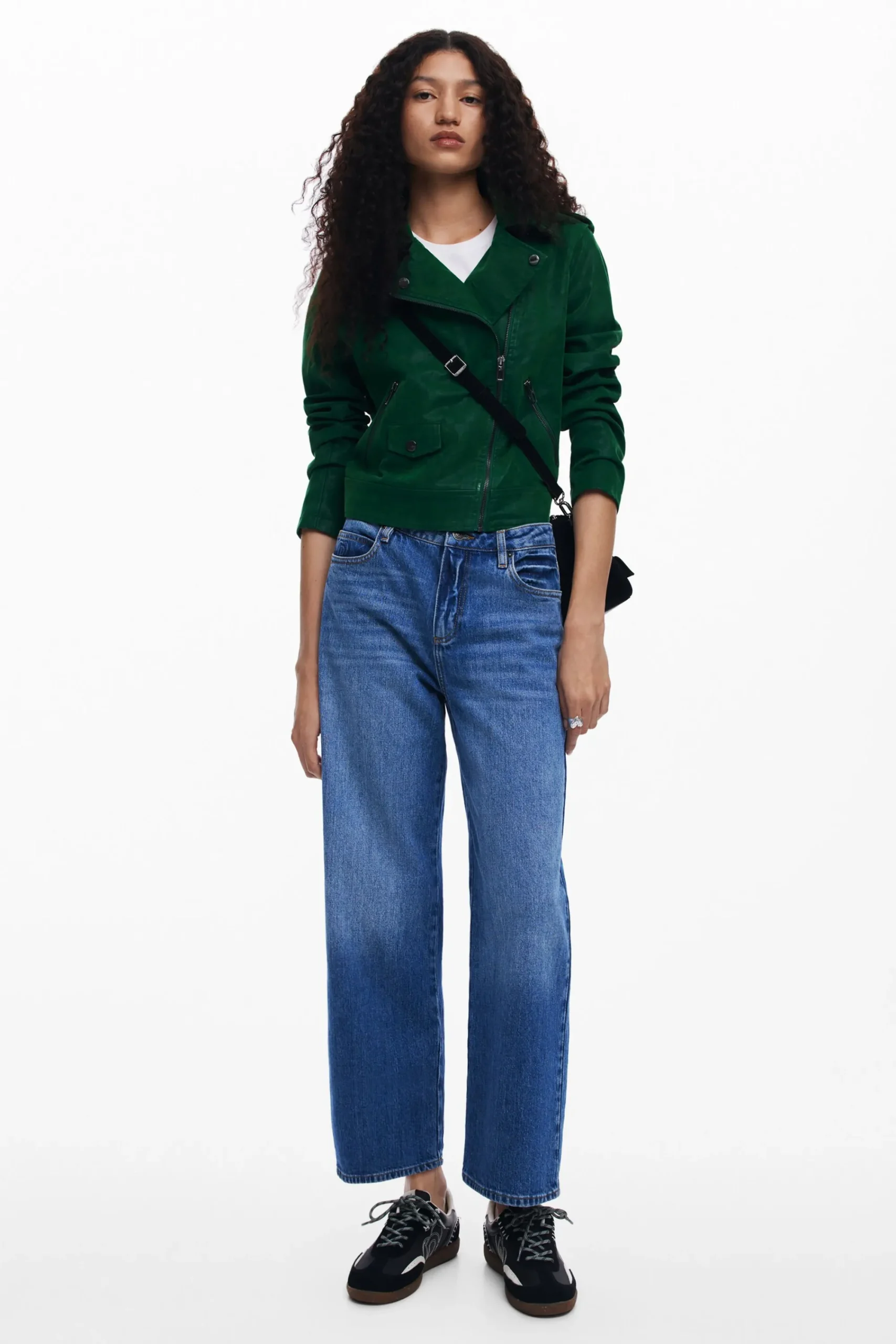 Abrigos Y Chaquetas-Desigual Chaqueta biker textura