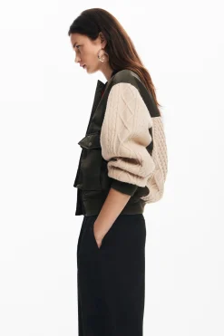 Ropa De Punto|Abrigos Y Chaquetas-Desigual Chaqueta bomber