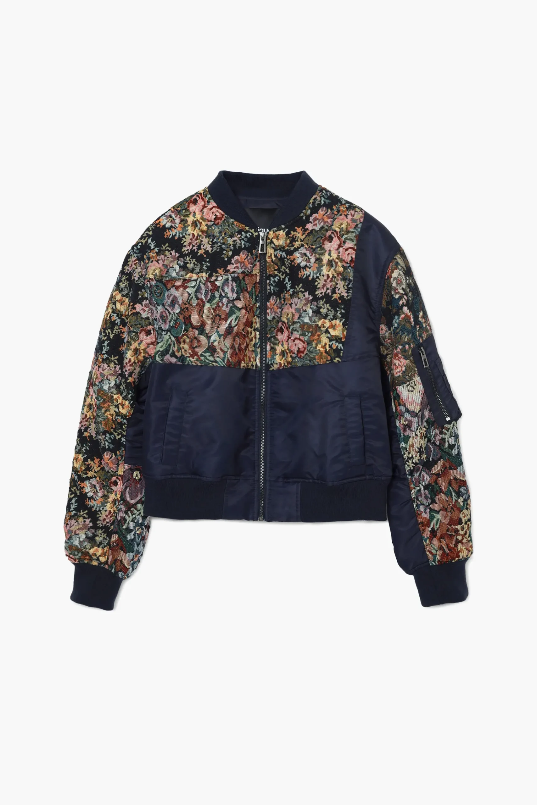 Abrigos Y Chaquetas-Desigual Chaqueta bomber estampada