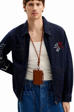 Abrigos Y Chaquetas-Desigual Chaqueta denim siluetas
