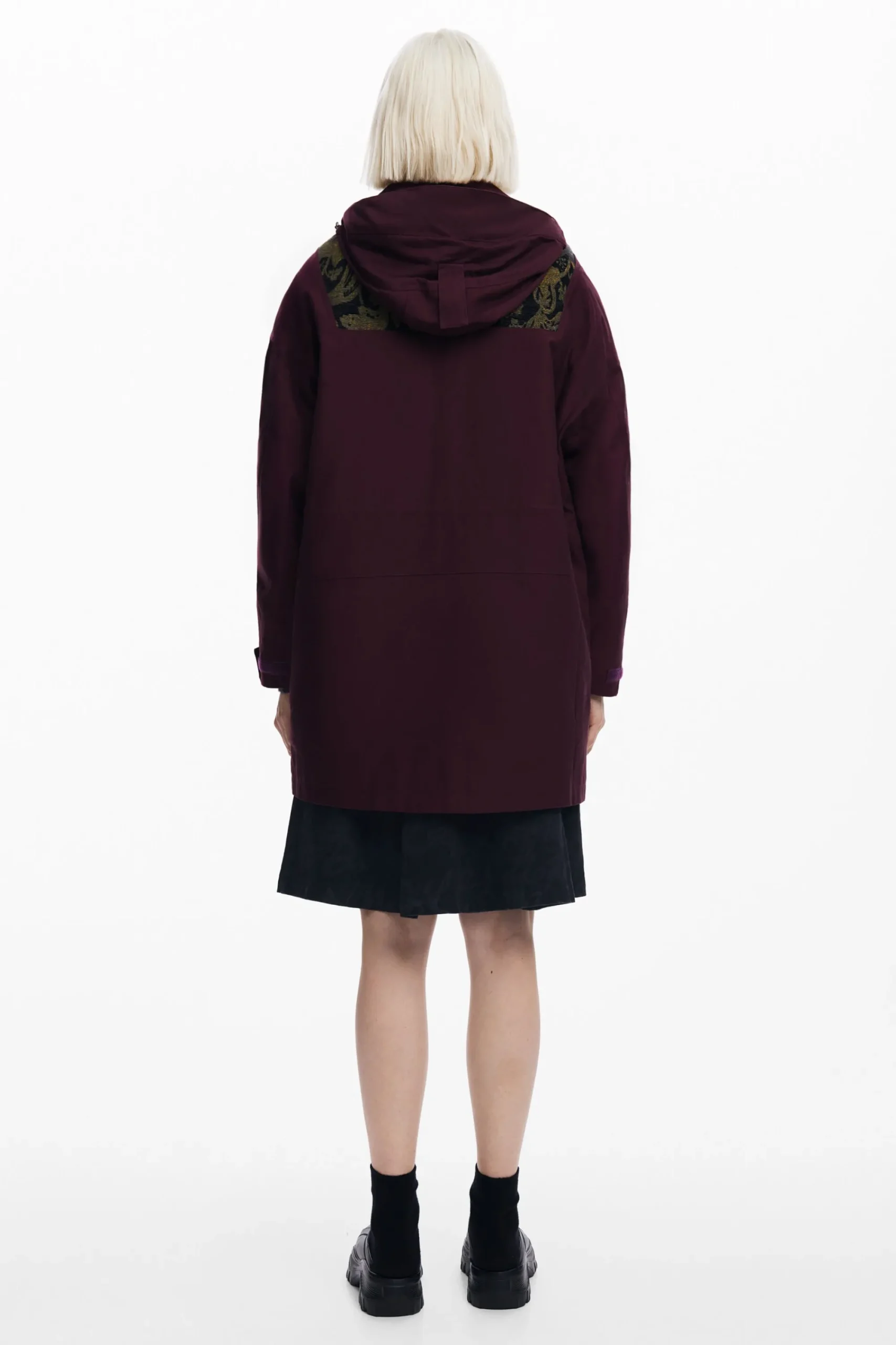 Abrigos Y Chaquetas-Desigual Chaqueta larga parches