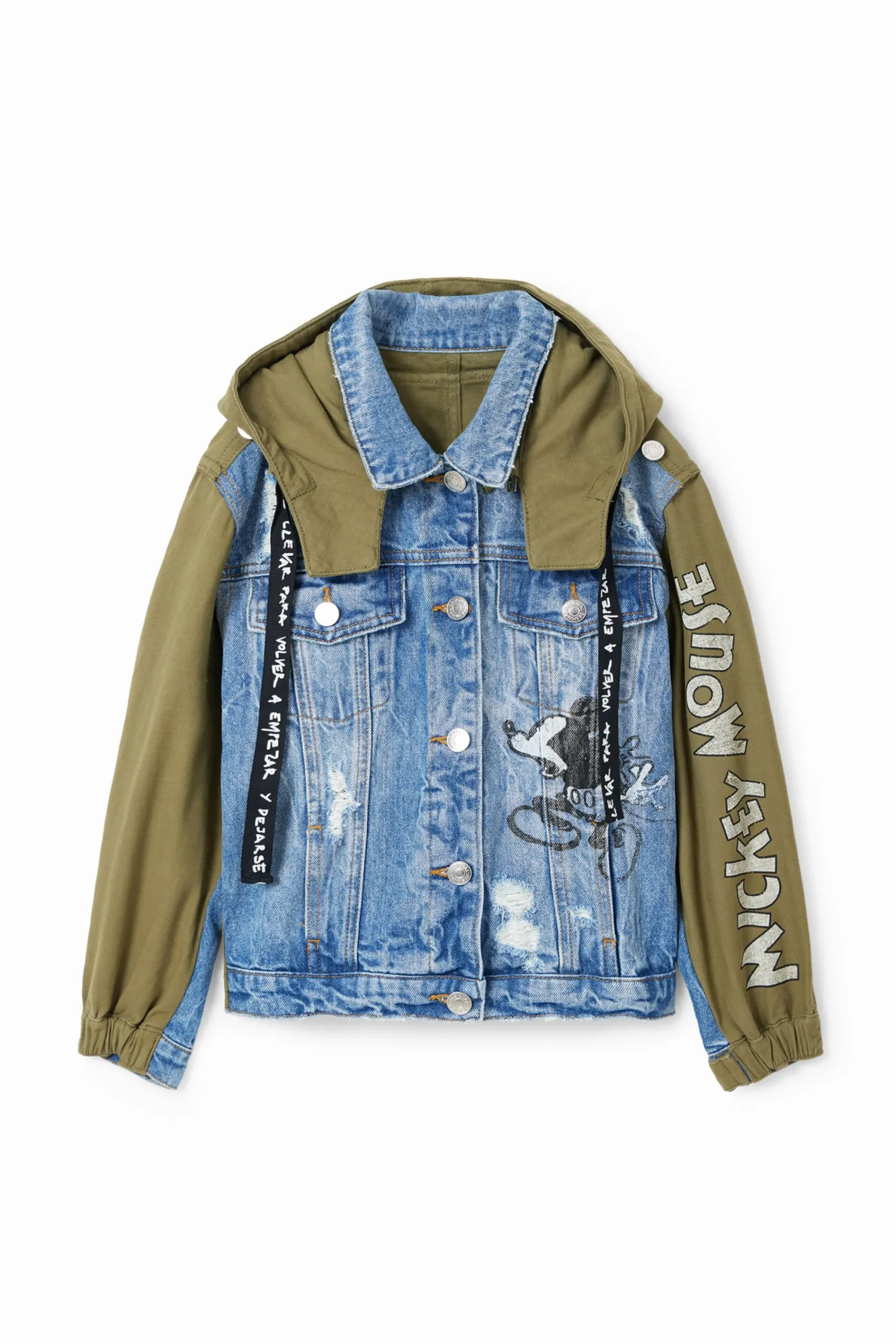 Abrigos Y Chaquetas-Desigual Chaqueta parka Mickey Mouse