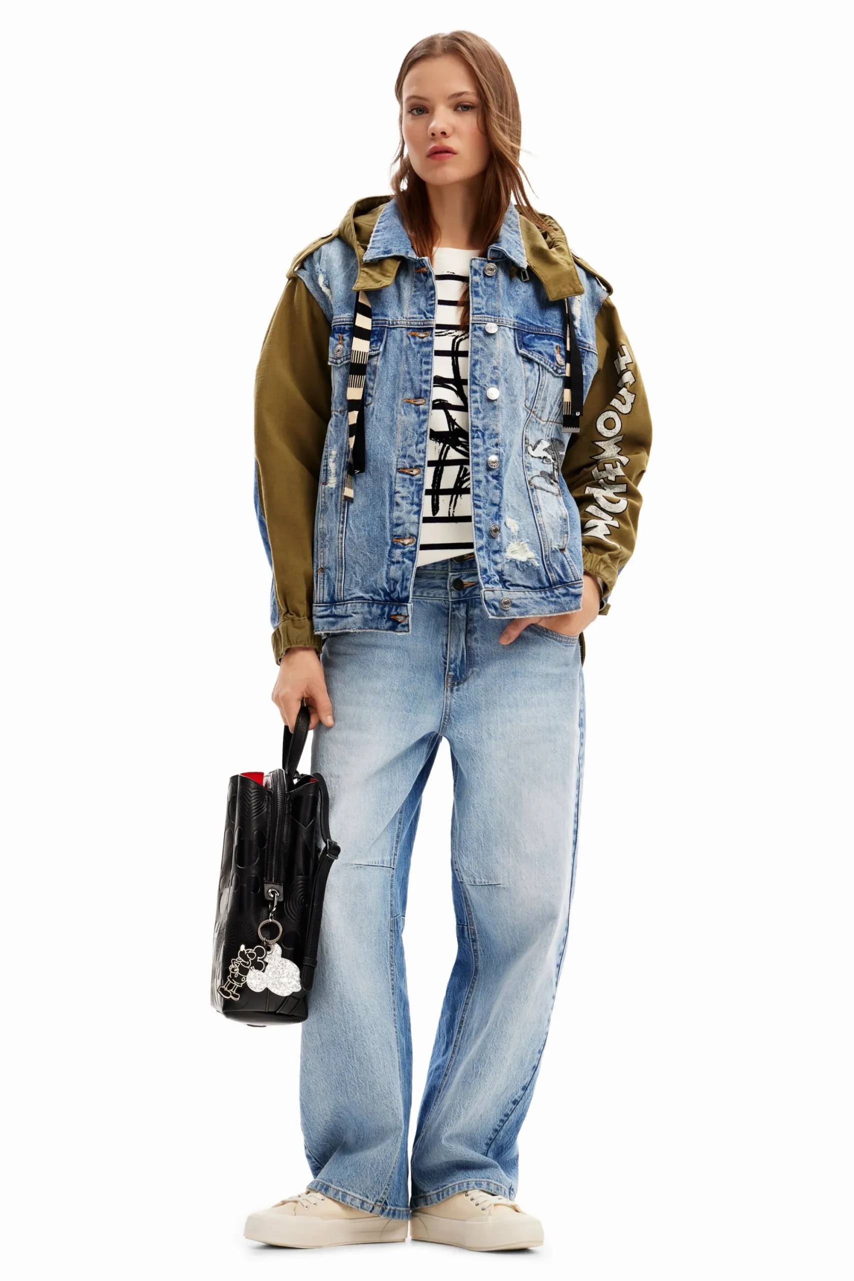 Abrigos Y Chaquetas-Desigual Chaqueta parka Mickey Mouse