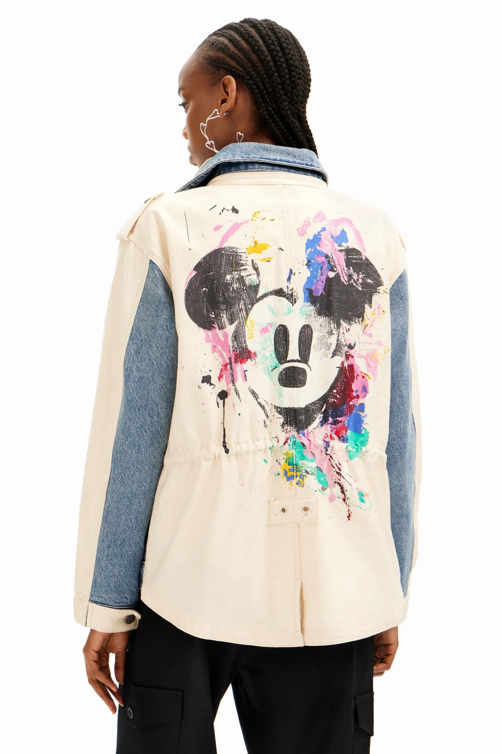 Abrigos Y Chaquetas-Desigual Chaqueta parka Mickey Mouse