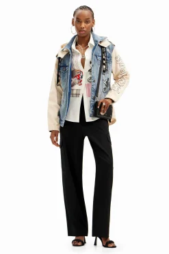 Abrigos Y Chaquetas-Desigual Chaqueta parka Mickey Mouse