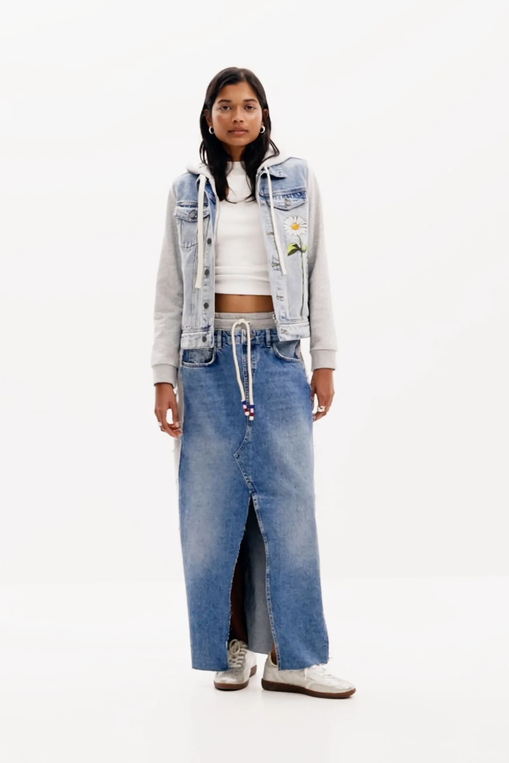 Abrigos Y Chaquetas-Desigual Chaqueta vaquera trucker