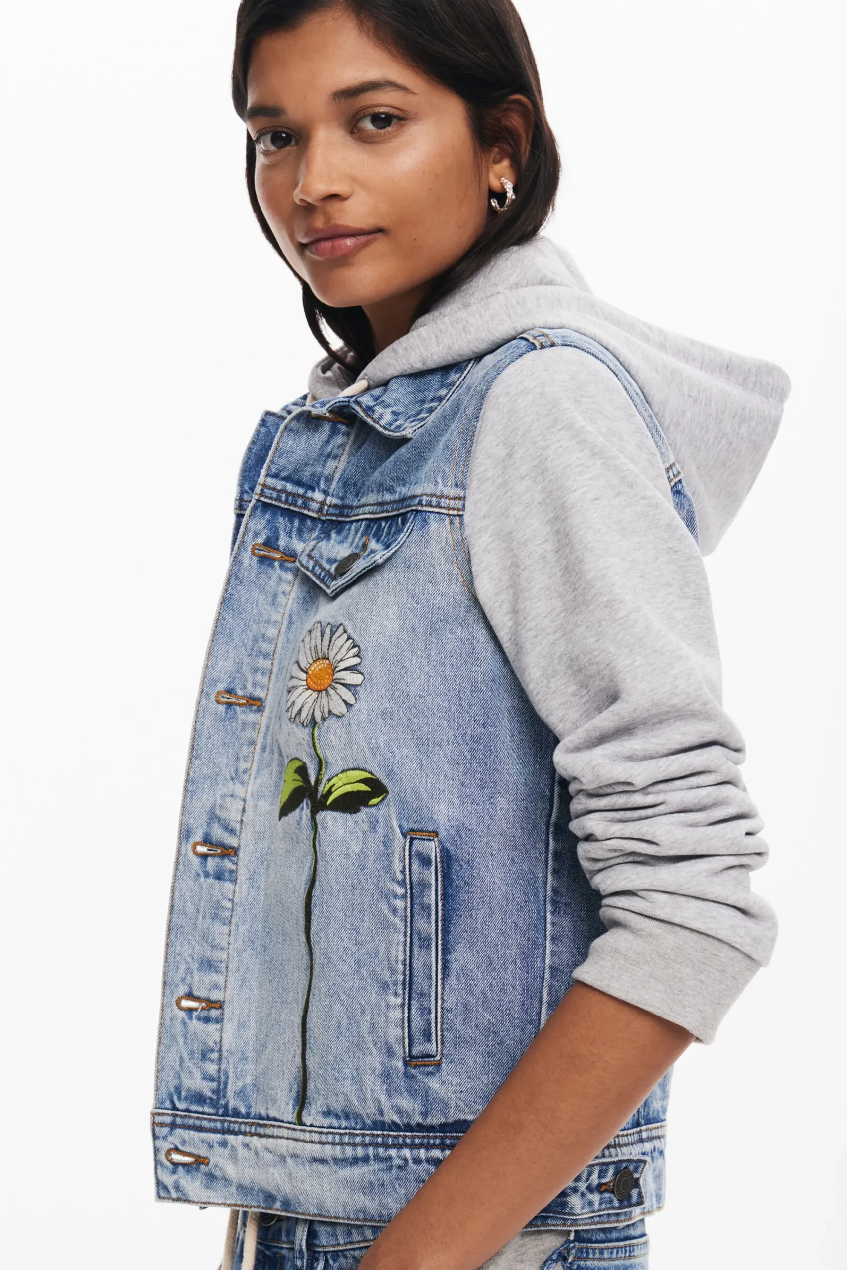 Abrigos Y Chaquetas-Desigual Chaqueta vaquera trucker