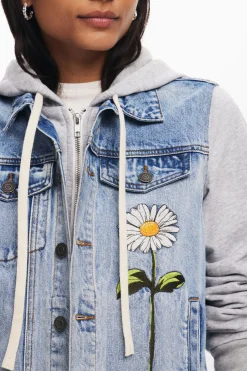 Abrigos Y Chaquetas-Desigual Chaqueta vaquera trucker