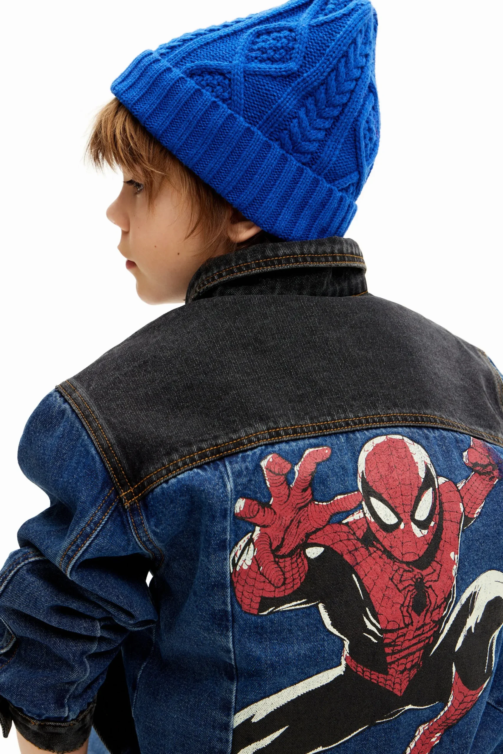 Abrigos Y Chaquetas-Desigual Chaqueta vaquera trucker Spiderman