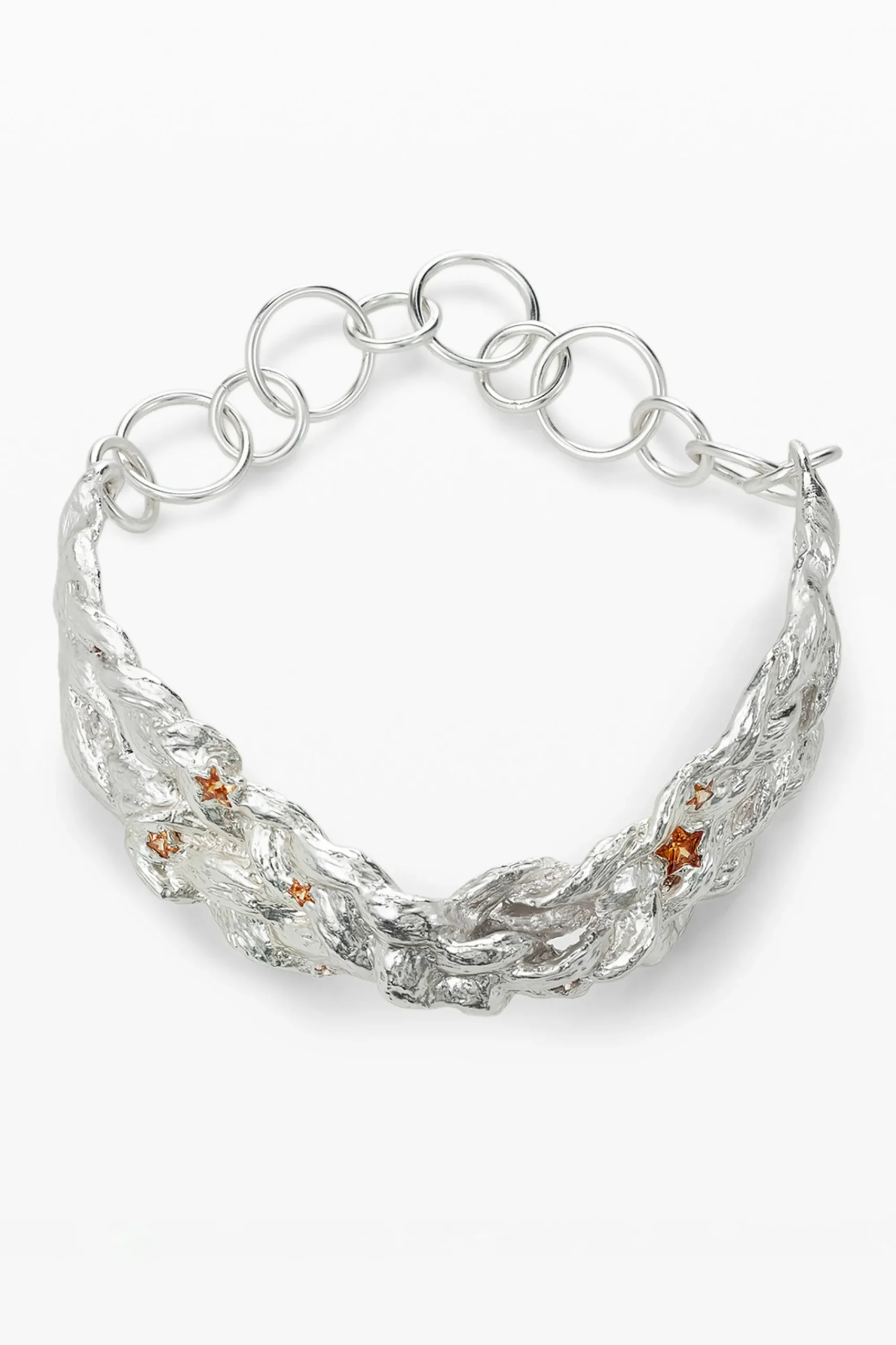 Joyería-Desigual Choker cromado texturas Zalio
