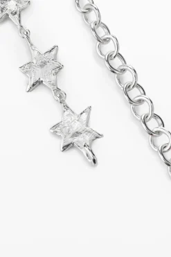 Joyería-Desigual Choker estrellas baño plata Zalio