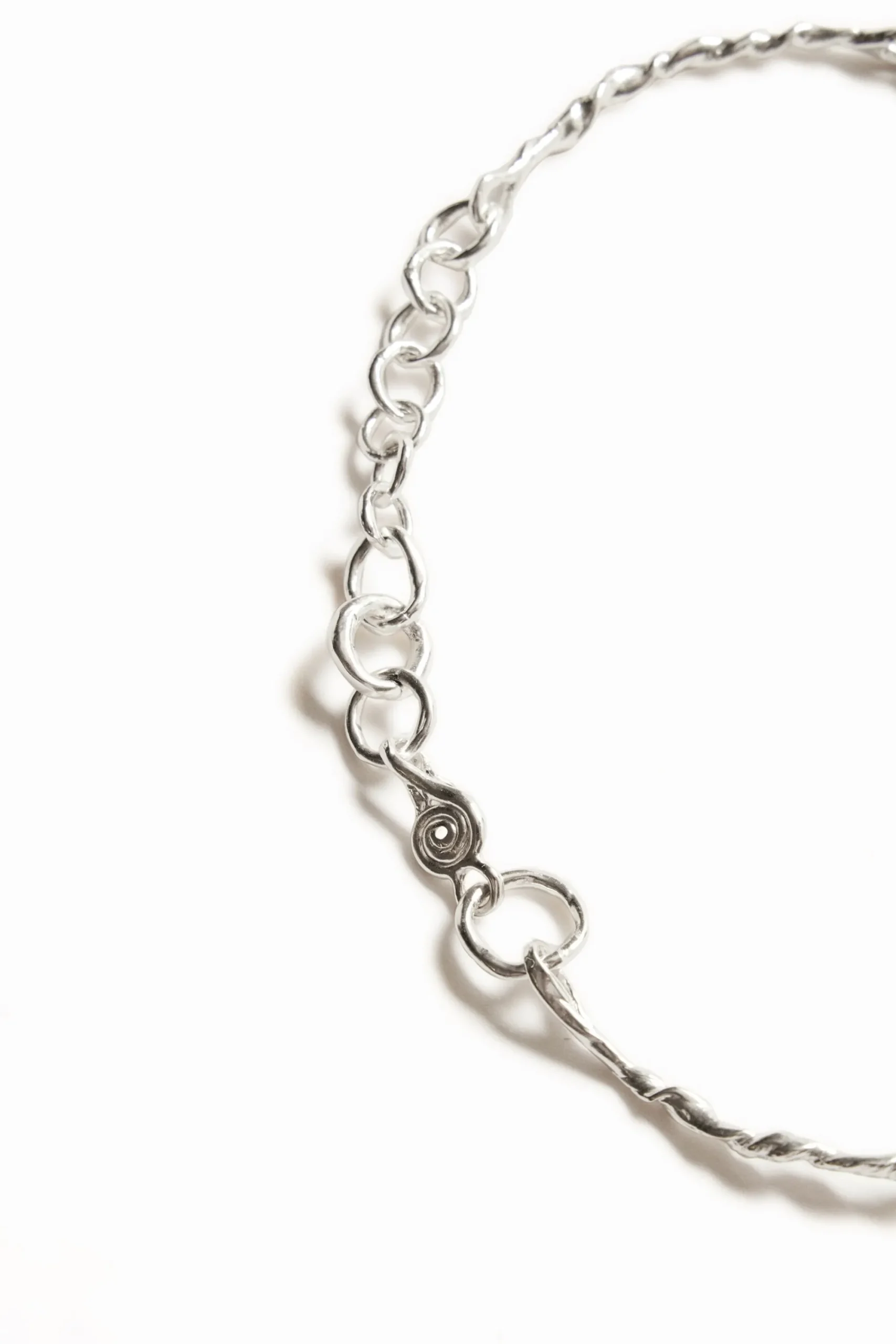 Joyería-Desigual Choker mensaje estrecho baño plata Zalio