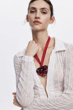 Joyería-Desigual Colgante corazón cristal grande Zalio