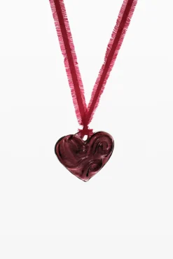 Joyería-Desigual Colgante corazón cristal grande Zalio