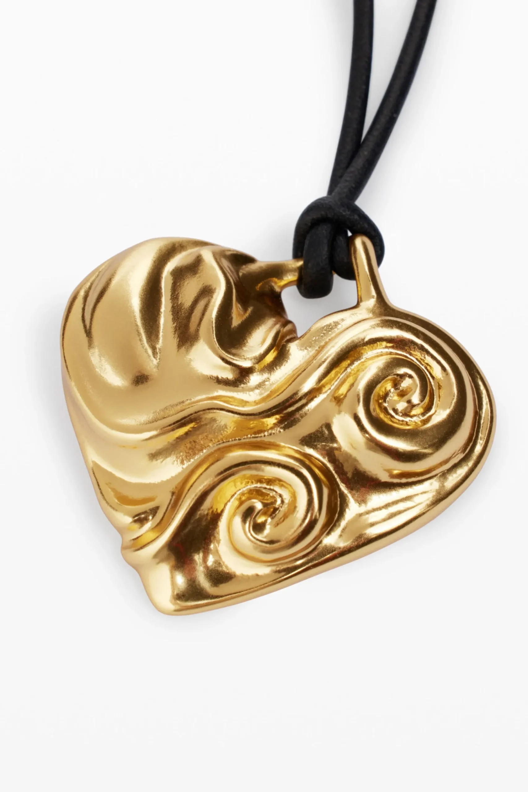 Joyería-Desigual Colgante corazón cuerda baño oro Zalio