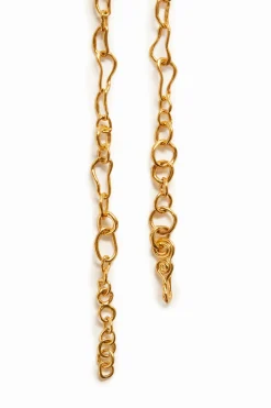 Joyería-Desigual Collar corazón baño oro Zalio