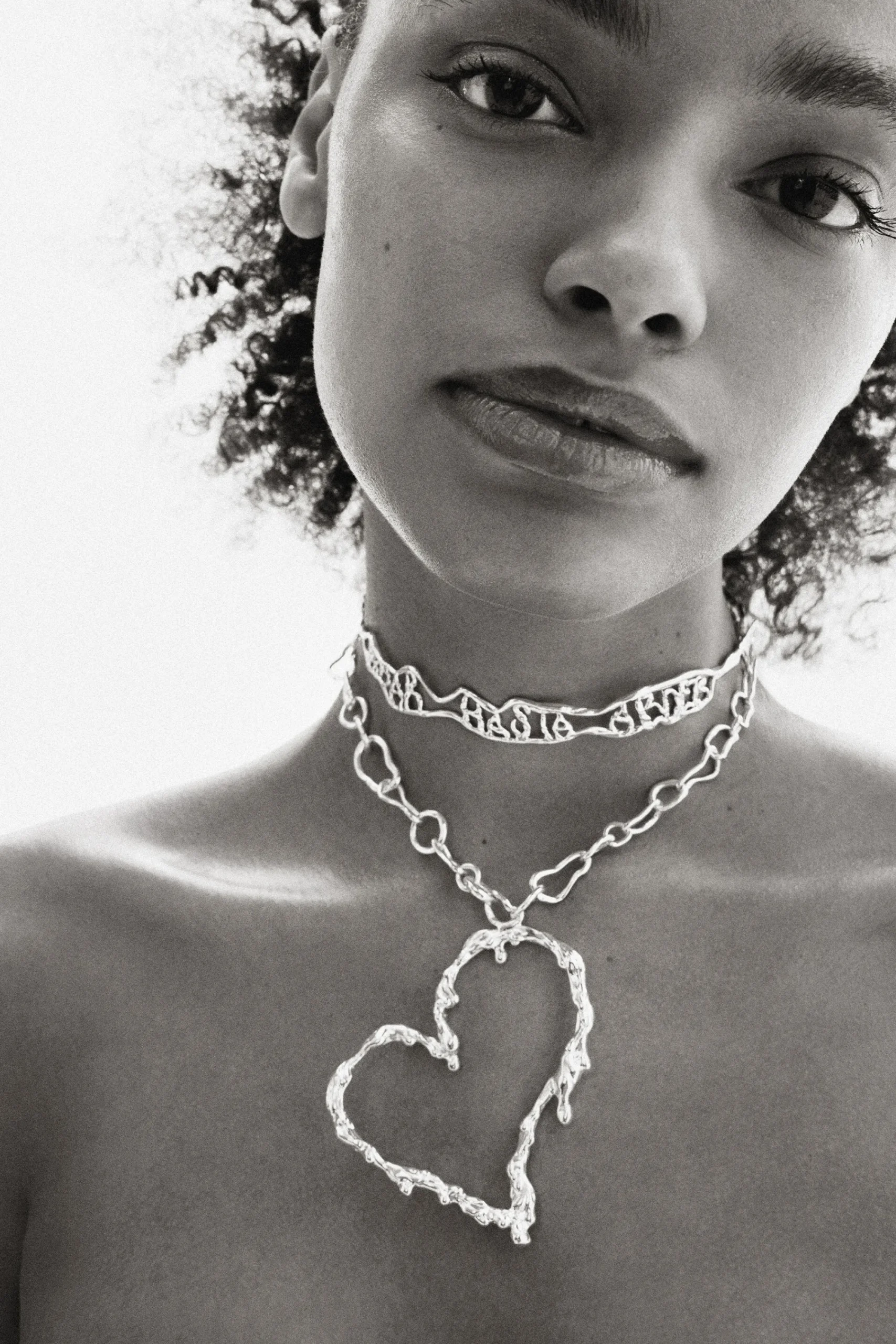 Joyería-Desigual Collar corazón baño oro Zalio