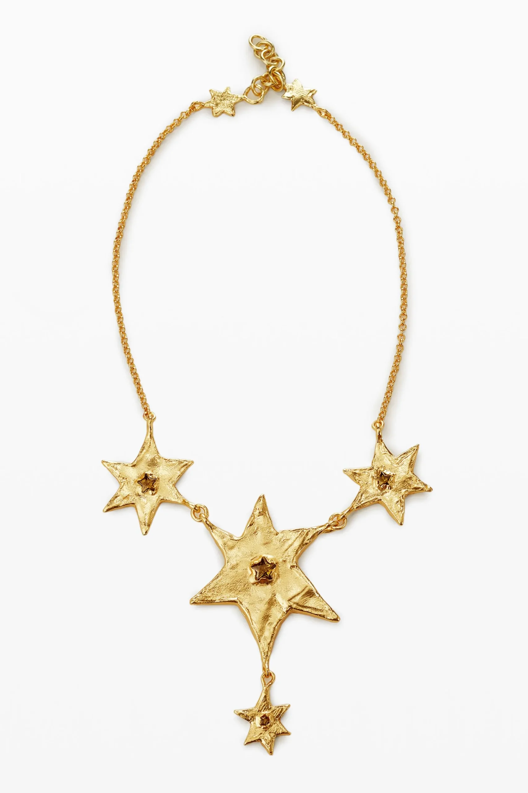 Joyería-Desigual Collar de cadena estrellas colgantes Zalio