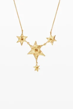 Joyería-Desigual Collar de cadena estrellas colgantes Zalio