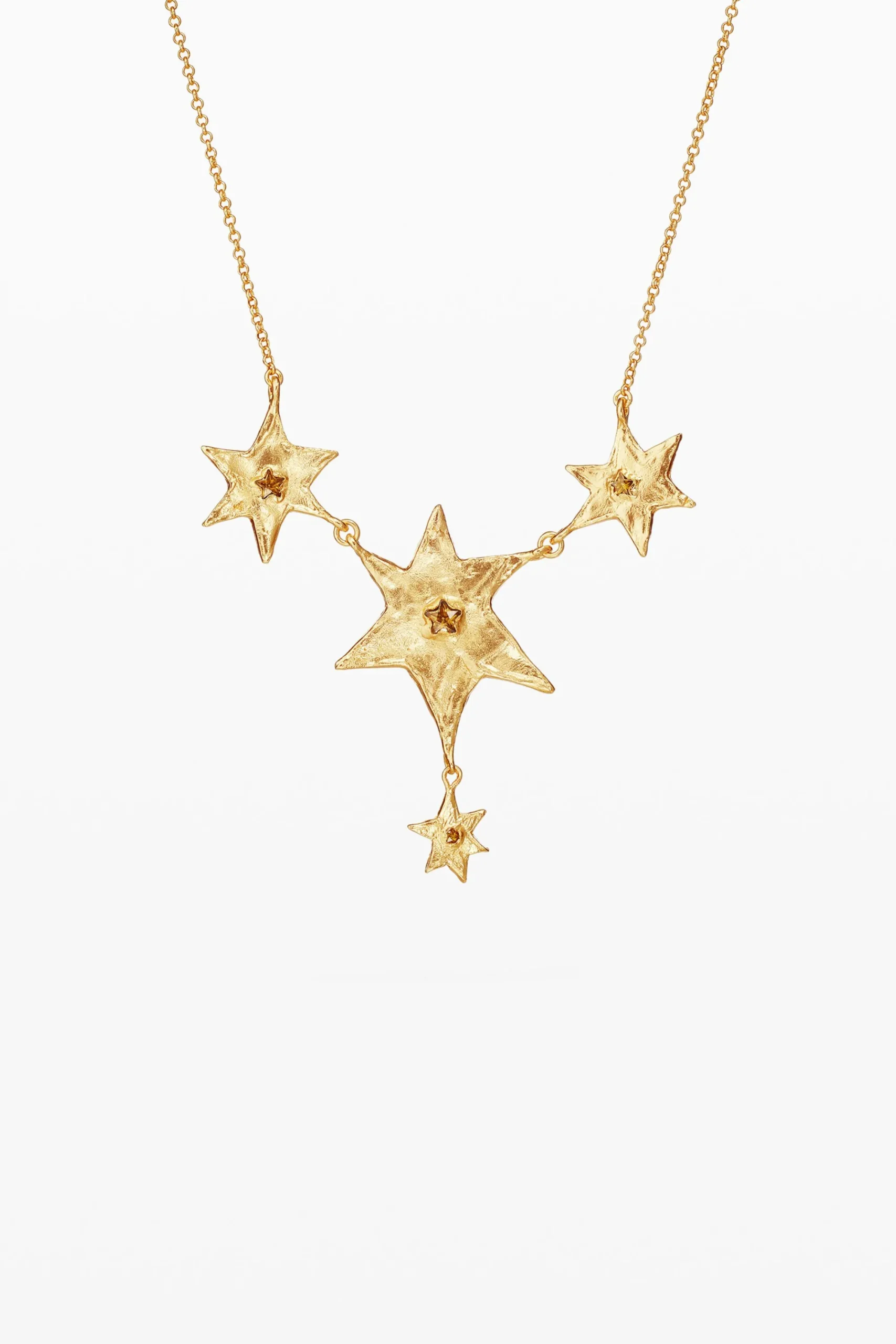 Joyería-Desigual Collar de cadena estrellas colgantes Zalio