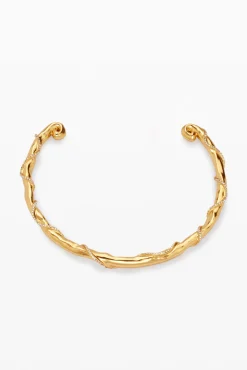 Joyería-Desigual Collar rigido baño oro Zalio