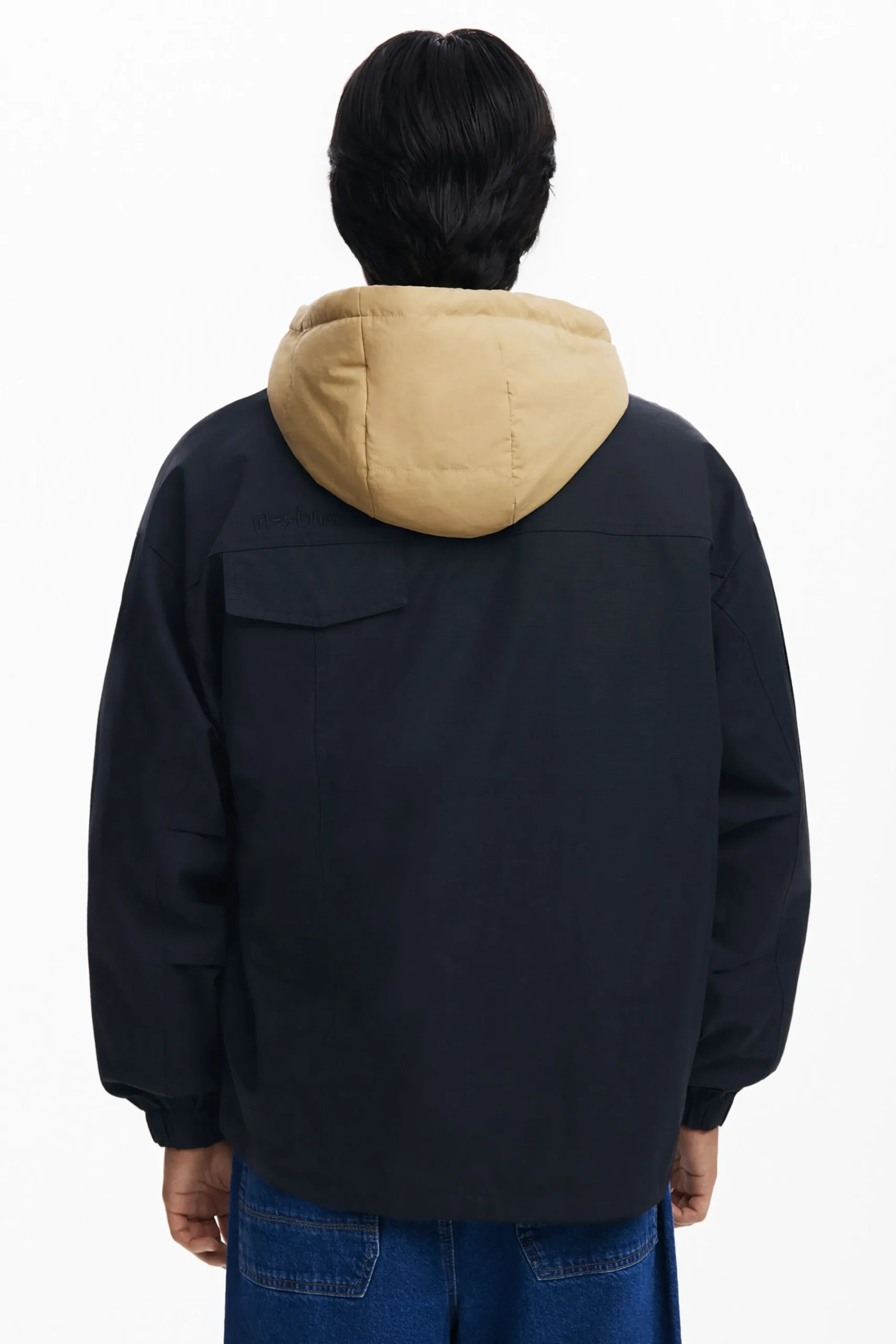 Abrigos Y Chaquetas-Desigual Cortavientos con capucha
