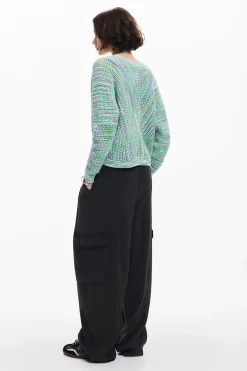 Ropa De Punto|Jerséis-Desigual Cárdigan estampado multicolor