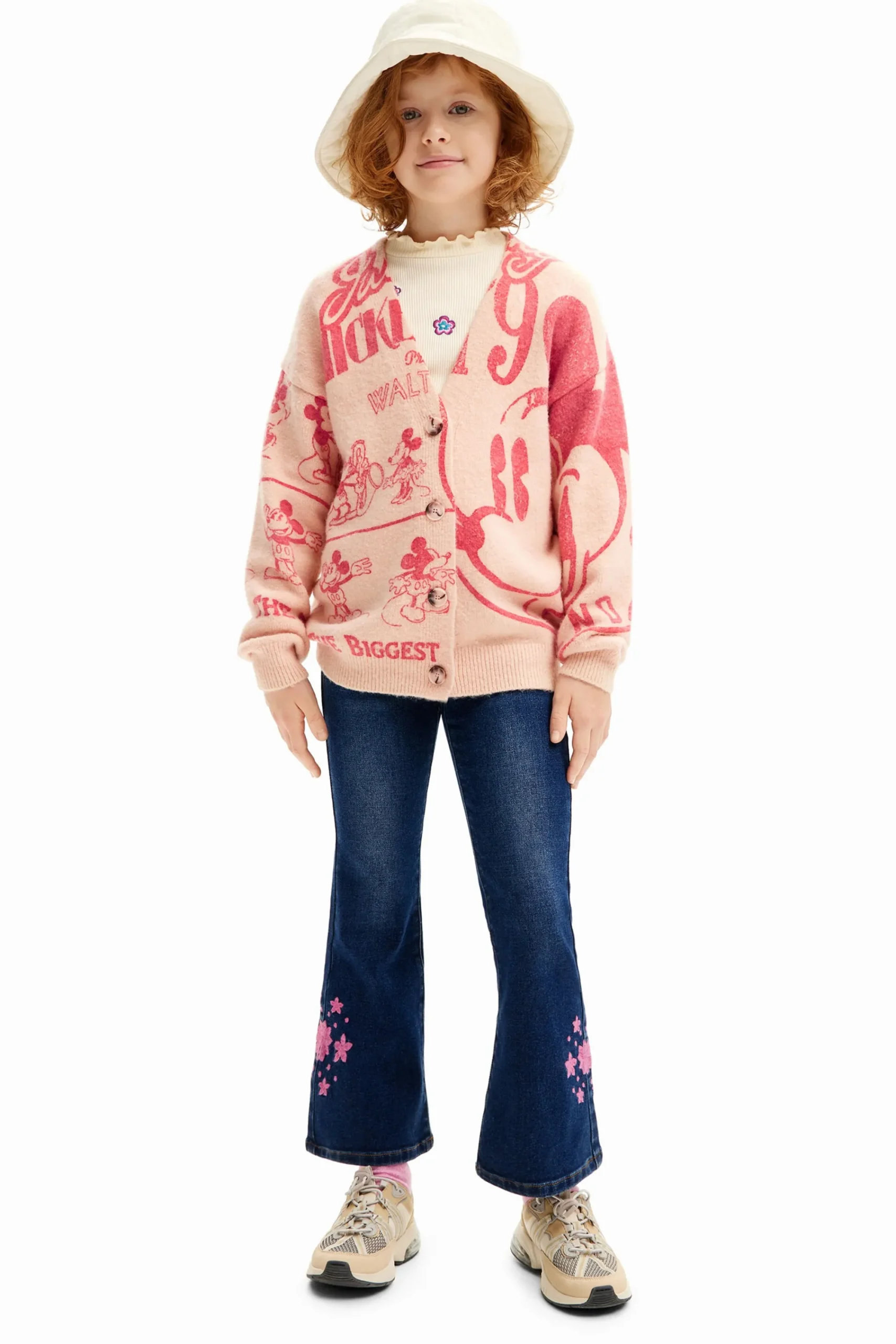 Jerséis Y Sudaderas-Desigual Cárdigan Mickey Mouse