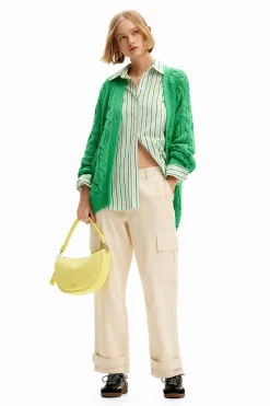 Jerséis-Desigual Cárdigan oversize calados