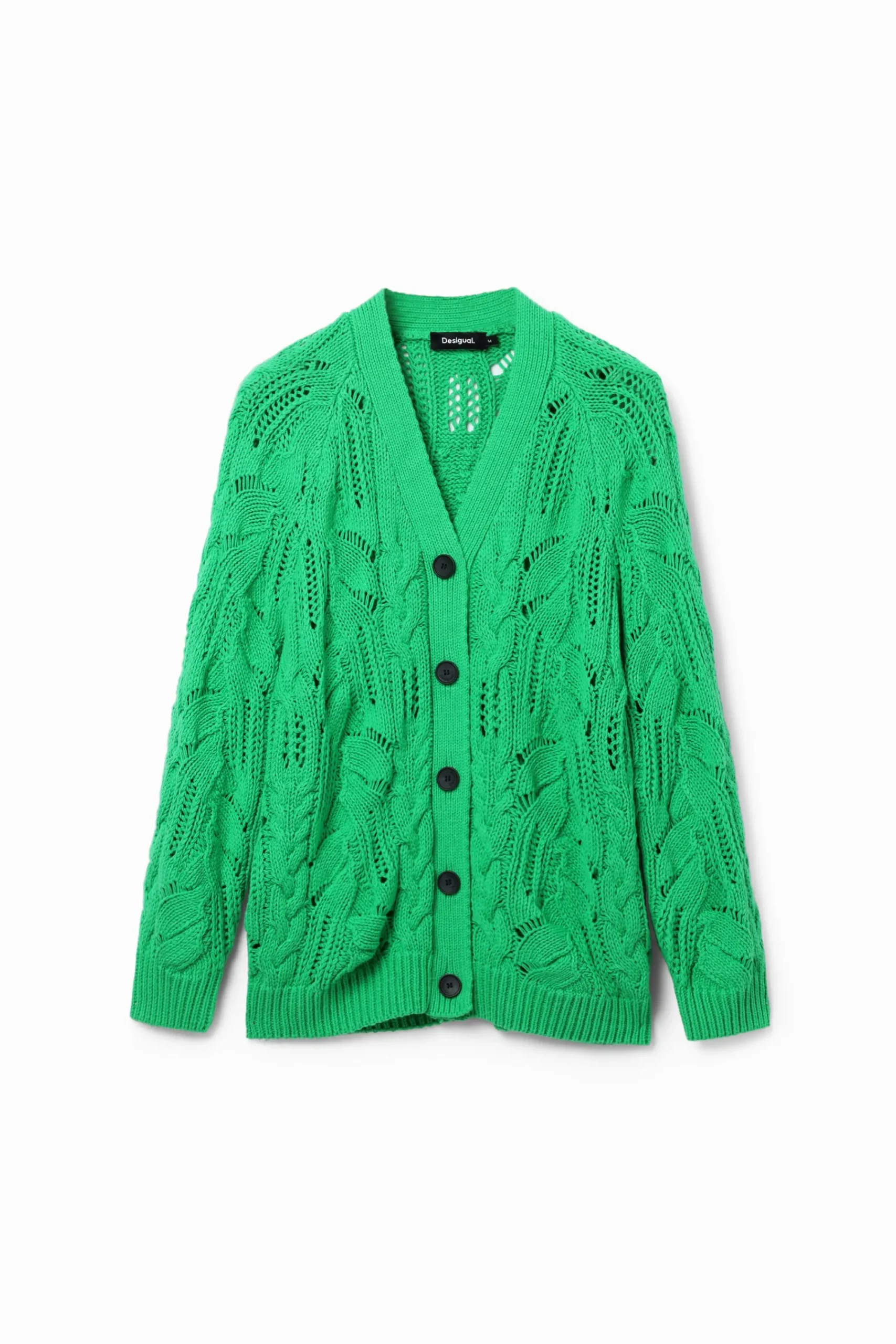 Jerséis-Desigual Cárdigan oversize calados
