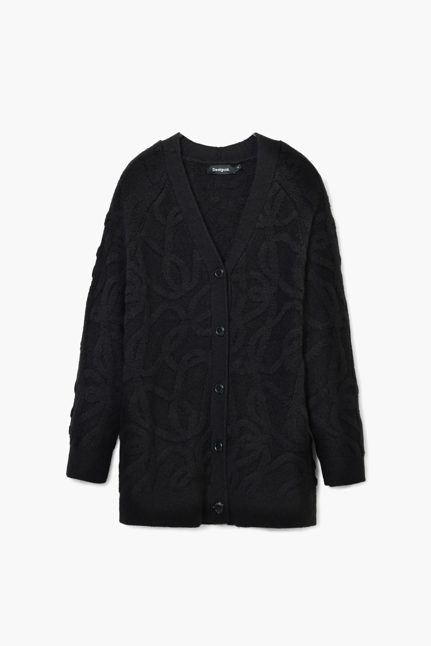 Ropa De Punto|Jerséis-Desigual Cárdigan oversize punto