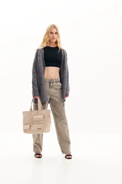 Ropa De Punto|Jerséis-Desigual Cárdigan oversize punto