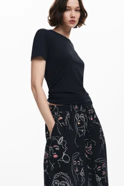 Faldas Y Shorts-Desigual Falda larga caras