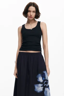 Faldas Y Shorts-Desigual Falda larga flor