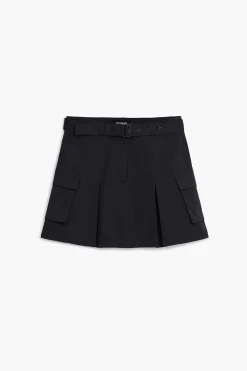 Faldas Y Shorts-Desigual Falda tablas cinturón
