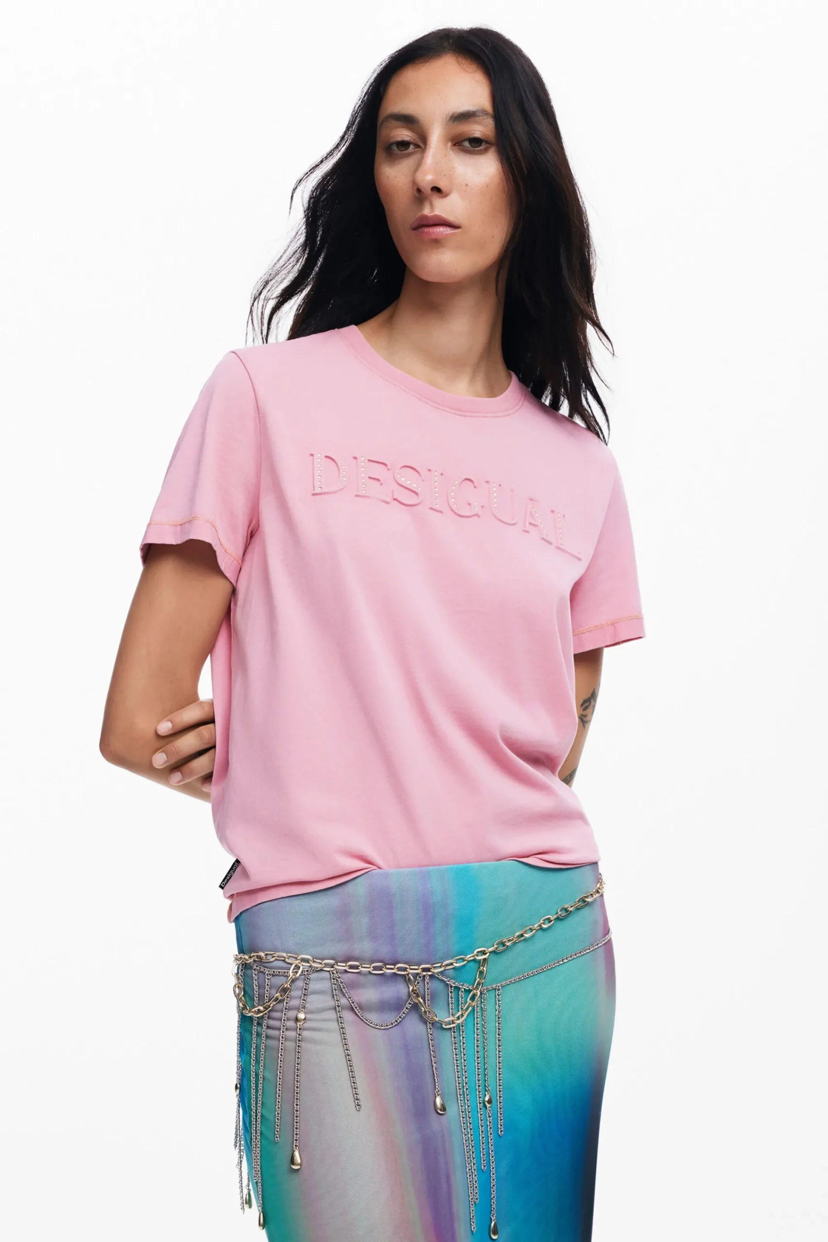Faldas Y Shorts-Desigual Falda tul efecto difuminado