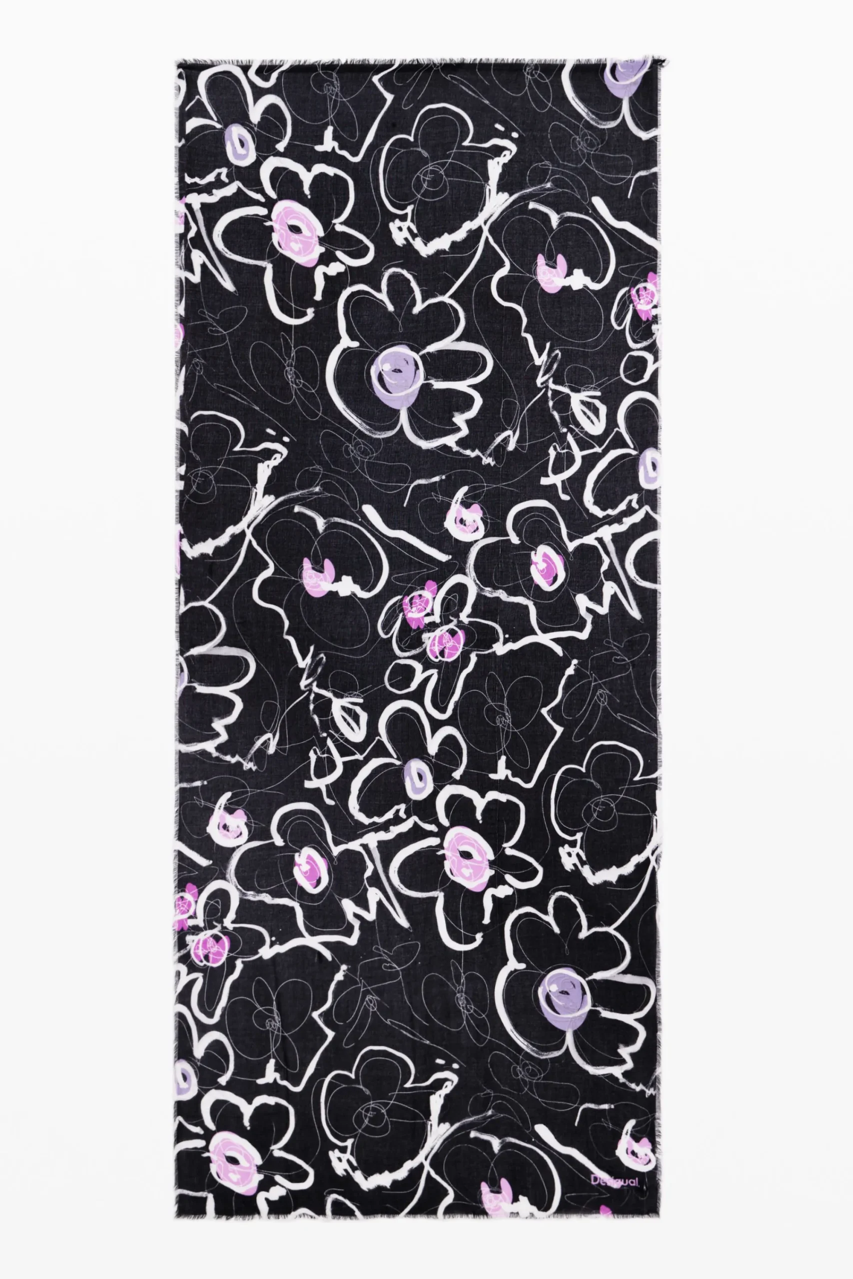 Bufandas Y Pañuelos-Desigual Foulard flores